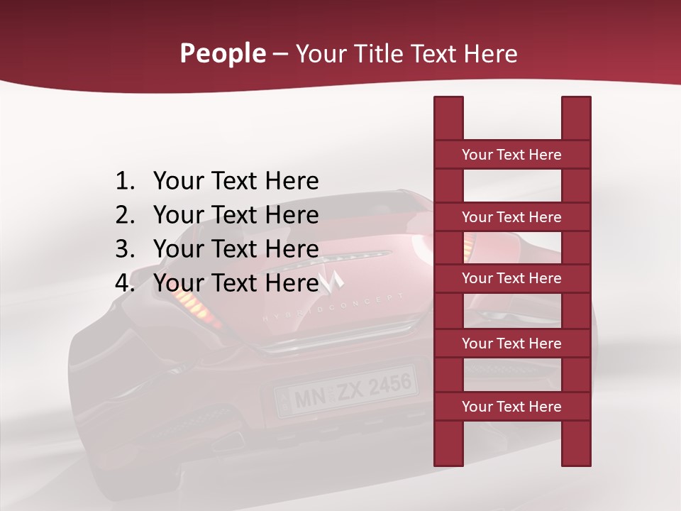 Blur Drive Automobile PowerPoint Template