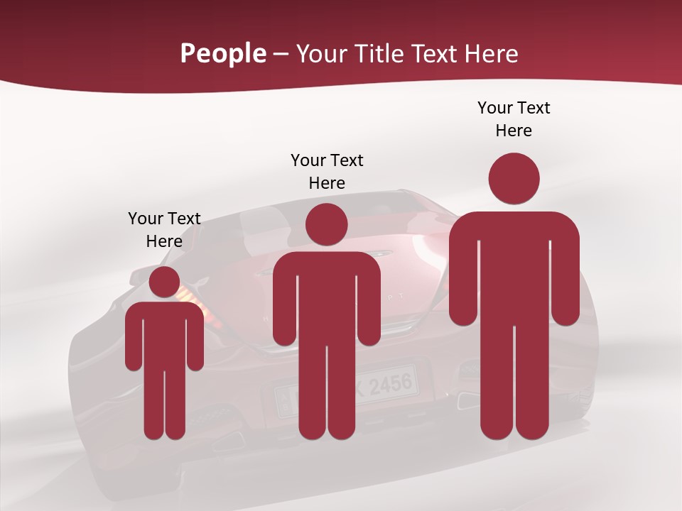 Blur Drive Automobile PowerPoint Template