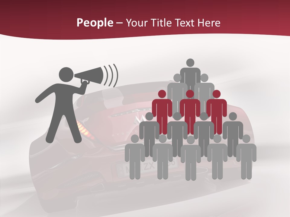 Blur Drive Automobile PowerPoint Template