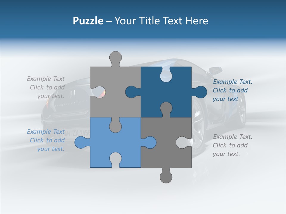 Image Vehicle Road PowerPoint Template