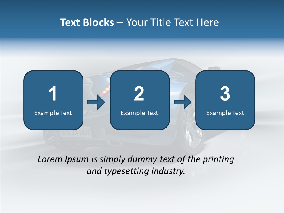 Image Vehicle Road PowerPoint Template