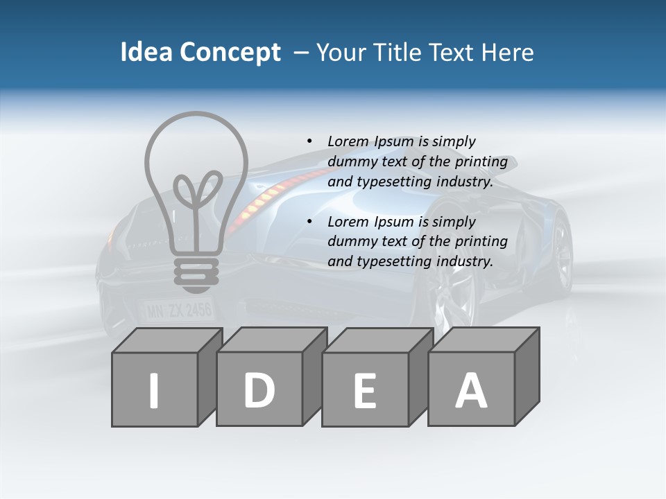 Image Vehicle Road PowerPoint Template