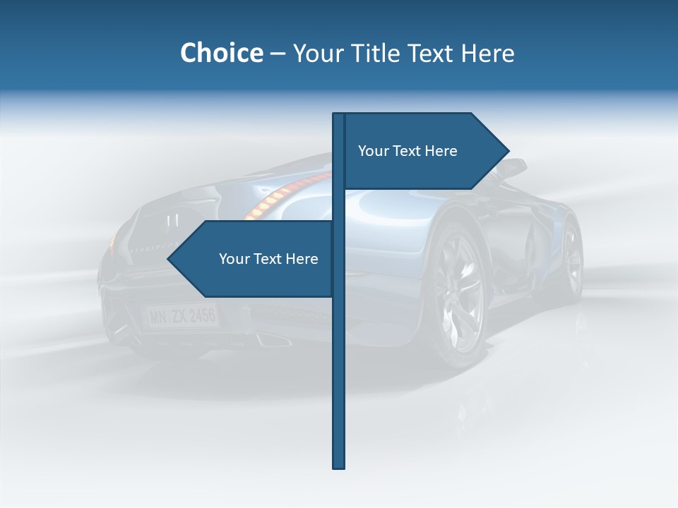 Image Vehicle Road PowerPoint Template