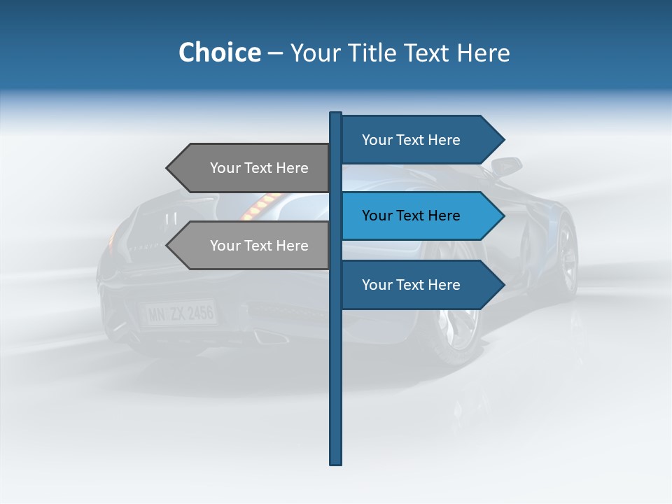 Image Vehicle Road PowerPoint Template