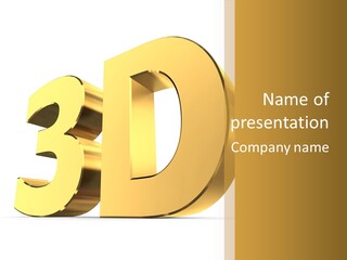 Bold Reflective Rendering PowerPoint Template