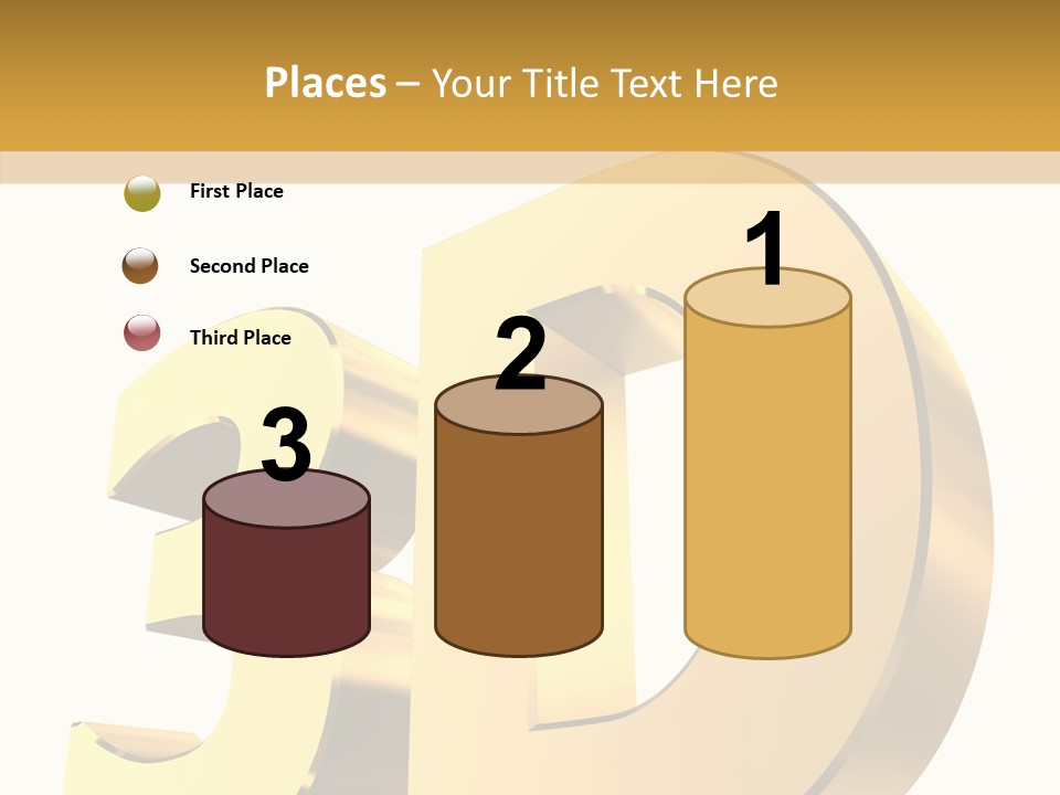 Bold Reflective Rendering PowerPoint Template