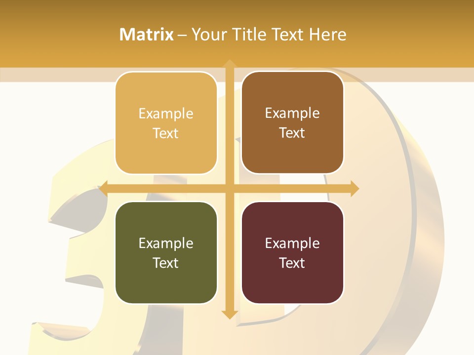 Bold Reflective Rendering PowerPoint Template