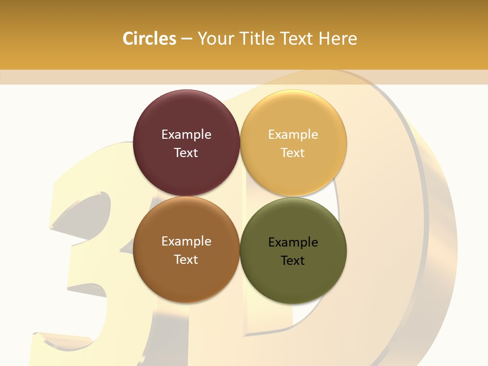 Bold Reflective Rendering PowerPoint Template