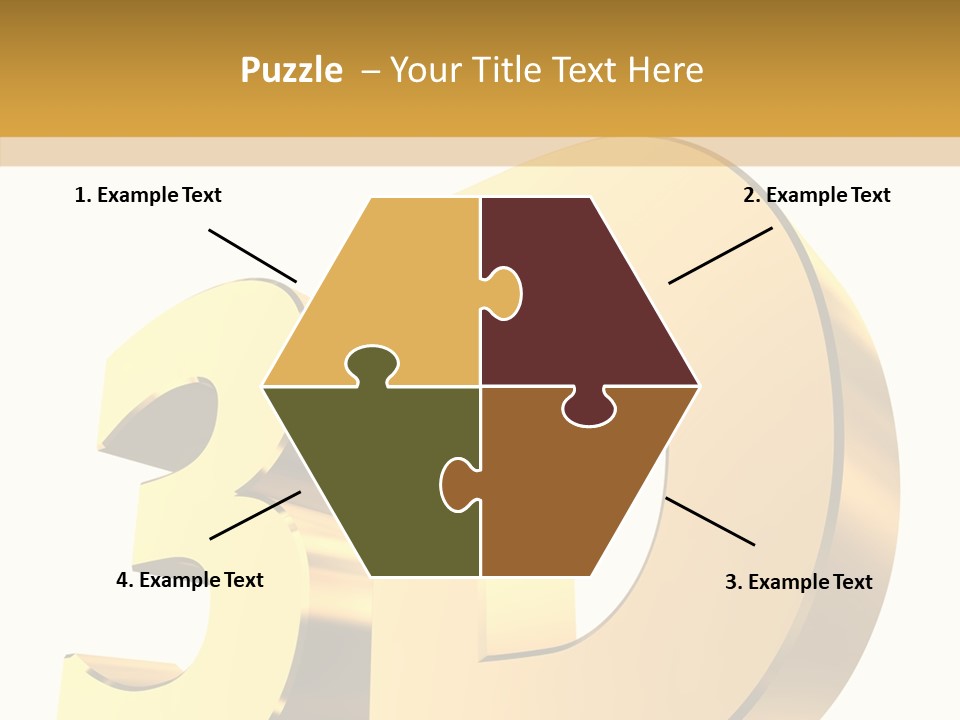 Bold Reflective Rendering PowerPoint Template