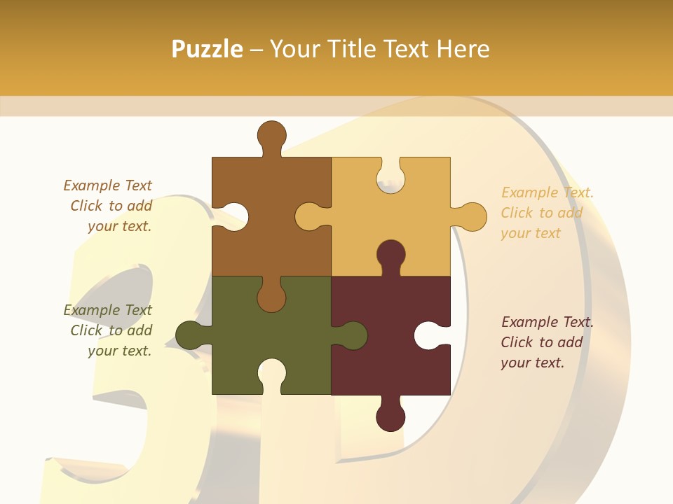 Bold Reflective Rendering PowerPoint Template