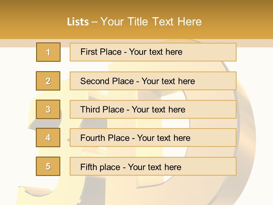 Bold Reflective Rendering PowerPoint Template