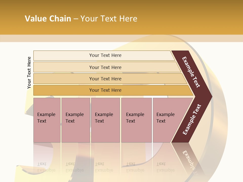 Bold Reflective Rendering PowerPoint Template