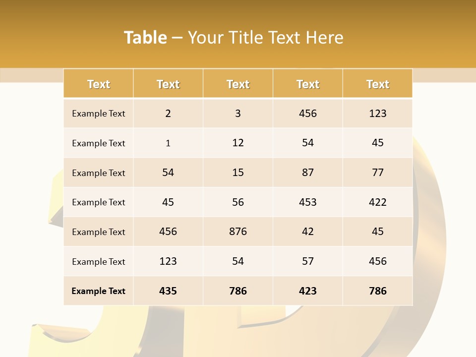 Bold Reflective Rendering PowerPoint Template