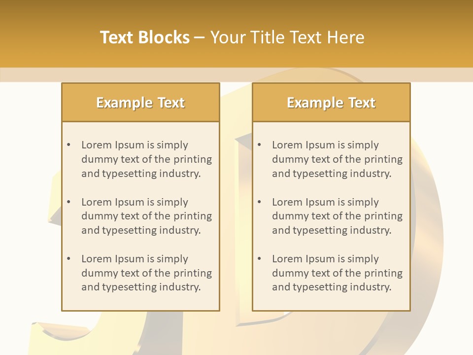 Bold Reflective Rendering PowerPoint Template