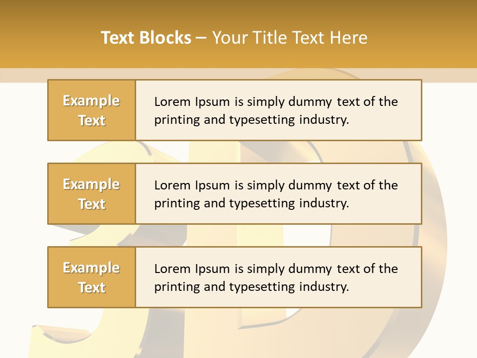 Bold Reflective Rendering PowerPoint Template