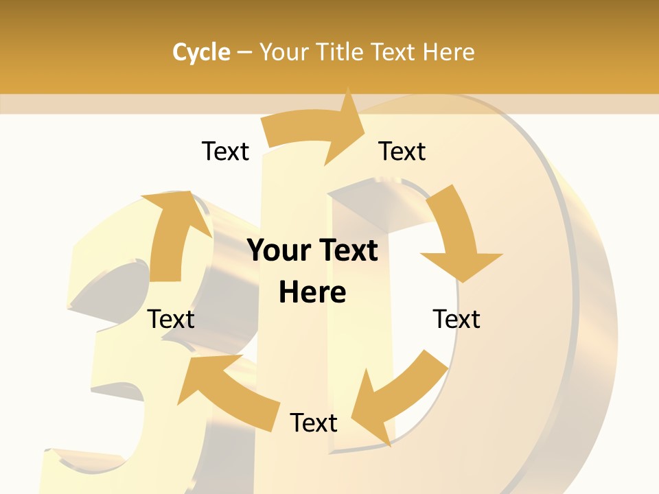 Bold Reflective Rendering PowerPoint Template