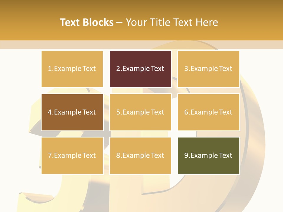 Bold Reflective Rendering PowerPoint Template