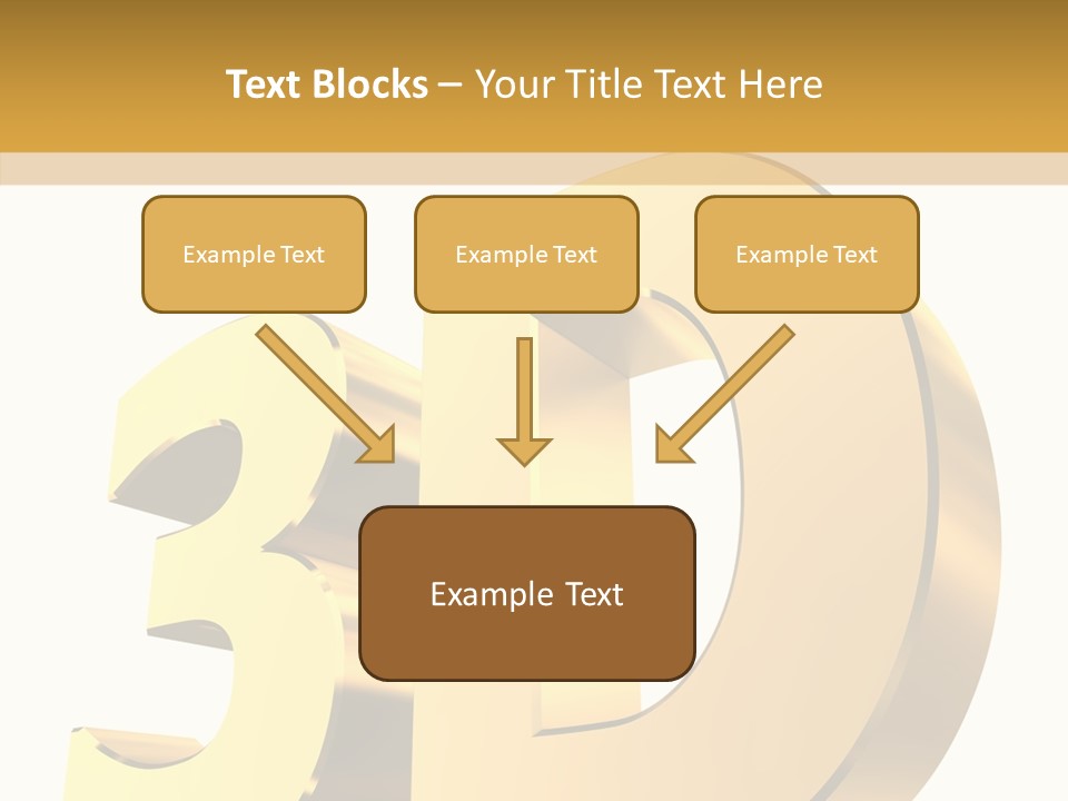 Bold Reflective Rendering PowerPoint Template
