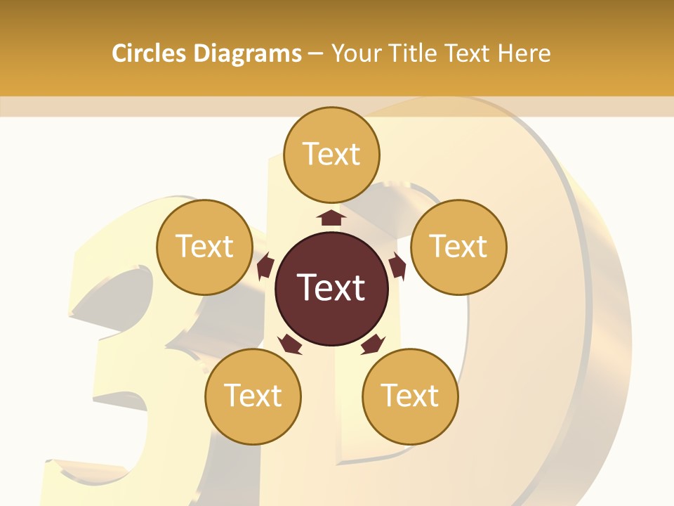 Bold Reflective Rendering PowerPoint Template