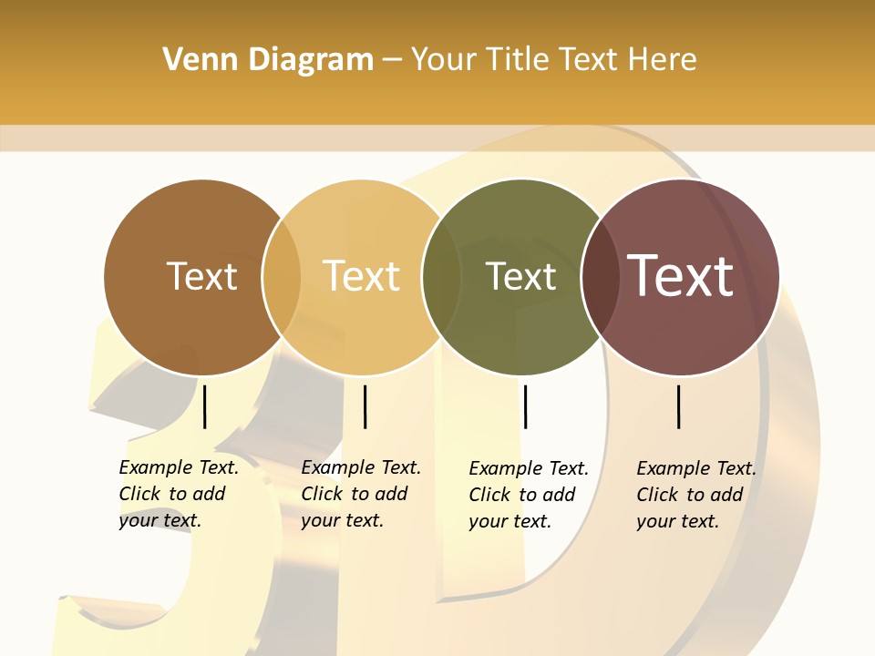 Bold Reflective Rendering PowerPoint Template