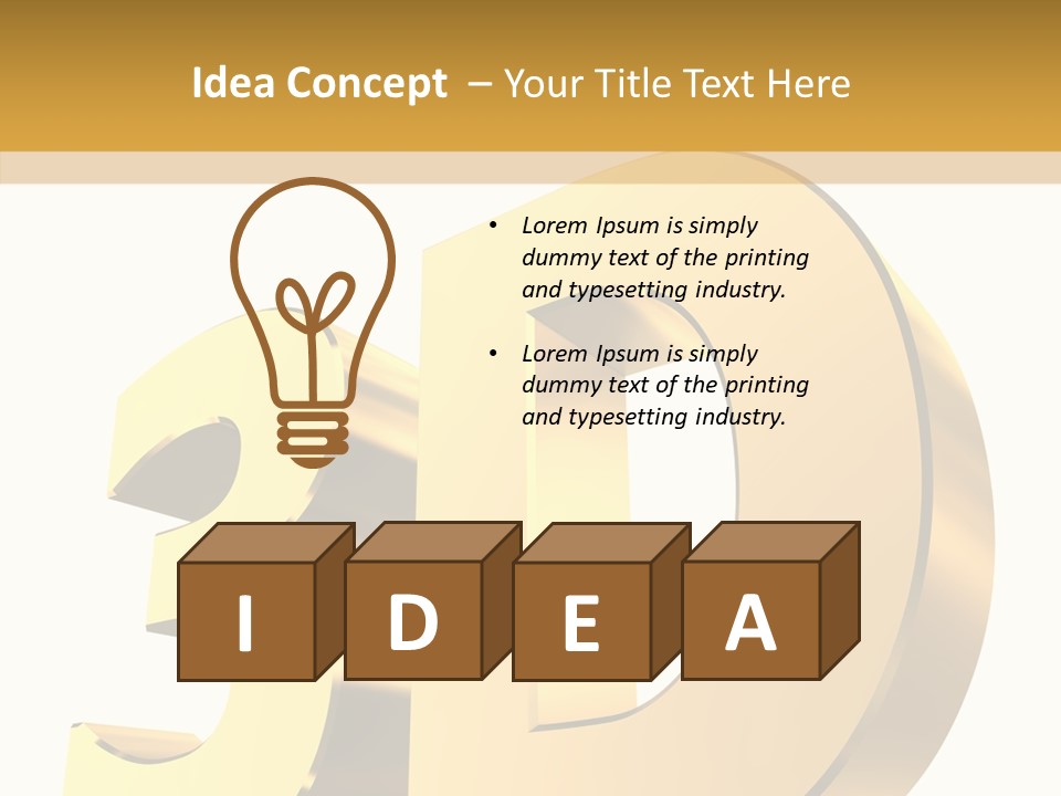 Bold Reflective Rendering PowerPoint Template