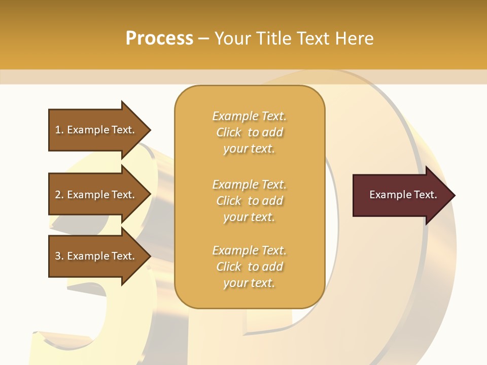 Bold Reflective Rendering PowerPoint Template