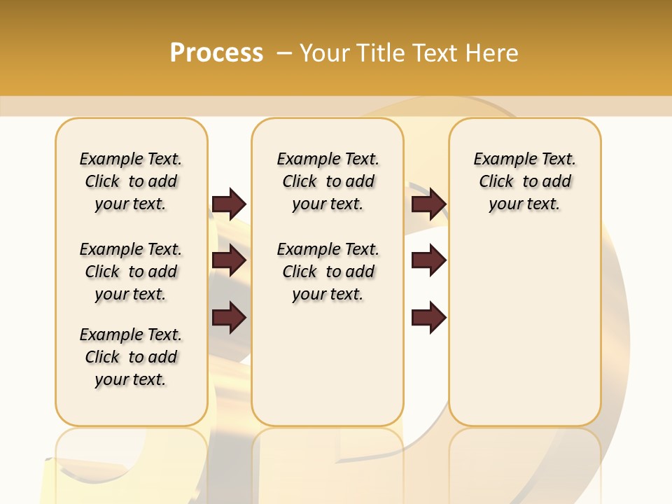 Bold Reflective Rendering PowerPoint Template