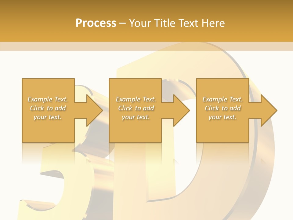 Bold Reflective Rendering PowerPoint Template