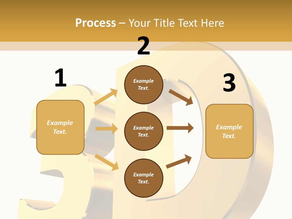 Bold Reflective Rendering PowerPoint Template