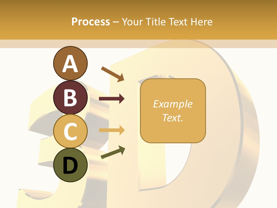 Bold Reflective Rendering PowerPoint Template