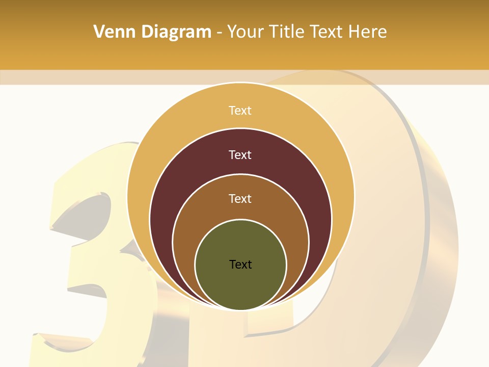 Bold Reflective Rendering PowerPoint Template
