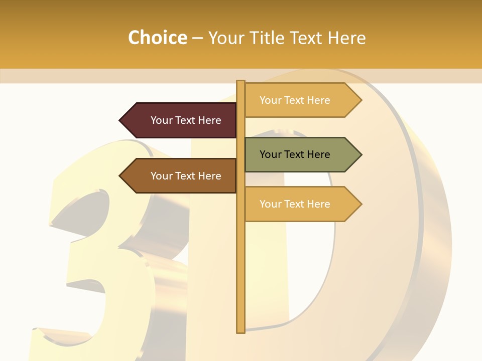 Bold Reflective Rendering PowerPoint Template