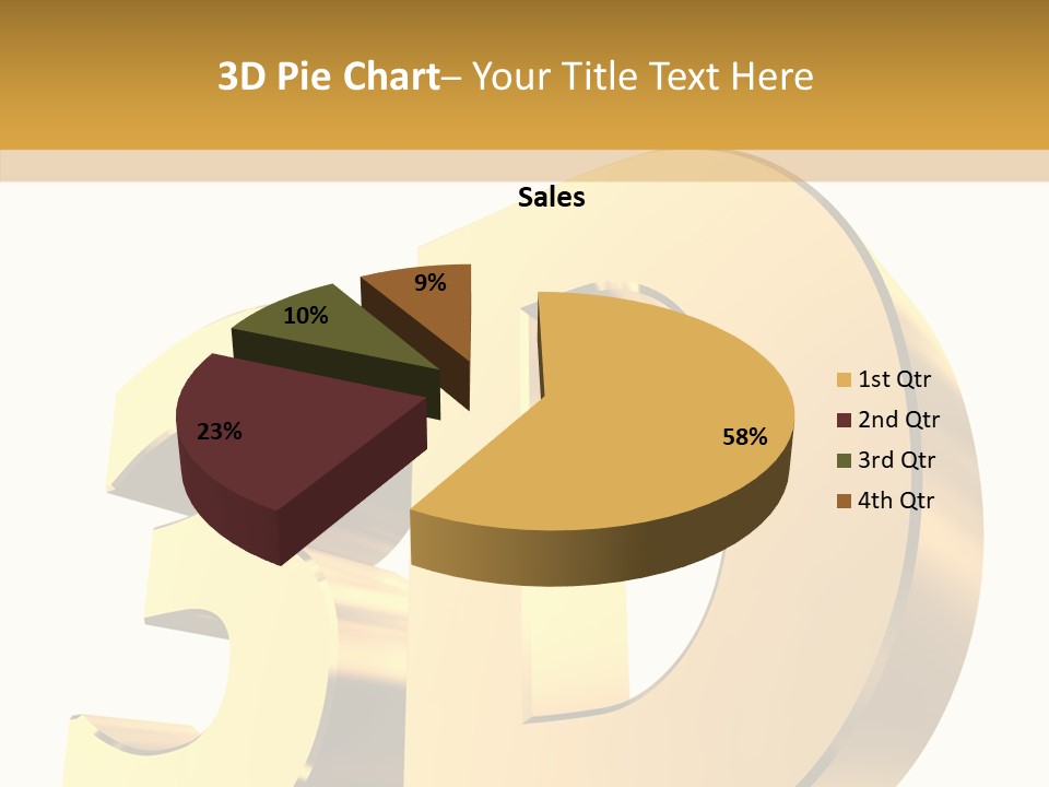Bold Reflective Rendering PowerPoint Template