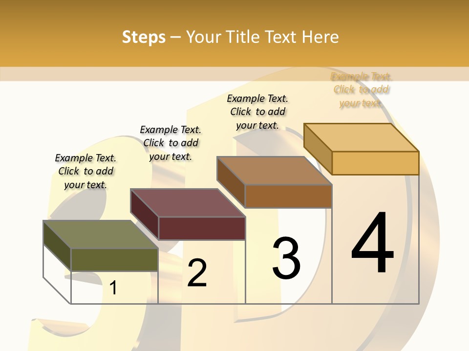 Bold Reflective Rendering PowerPoint Template