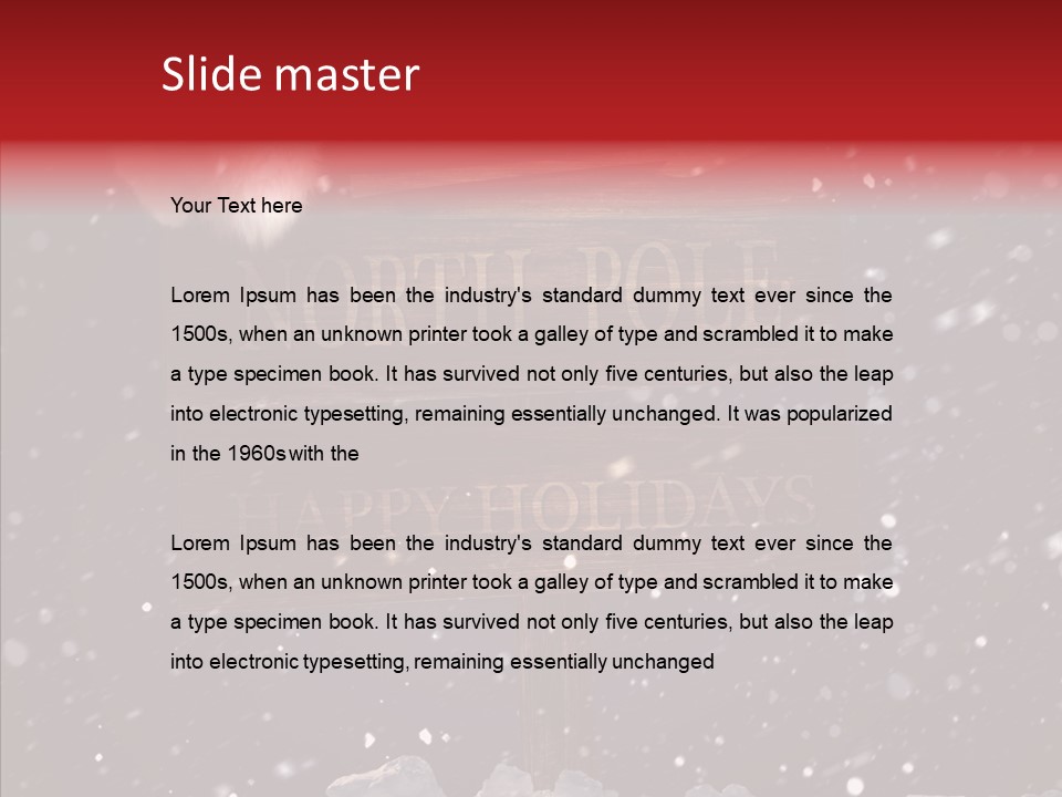 Sign Copy Space Billboard PowerPoint Template