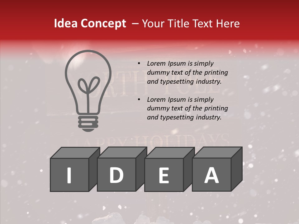 Sign Copy Space Billboard PowerPoint Template