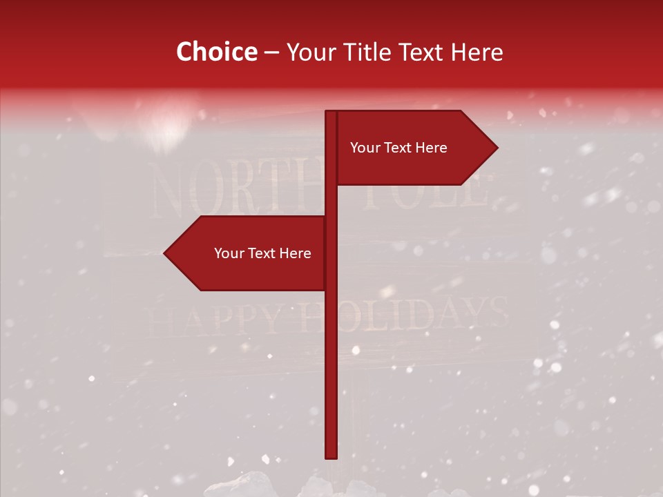 Sign Copy Space Billboard PowerPoint Template