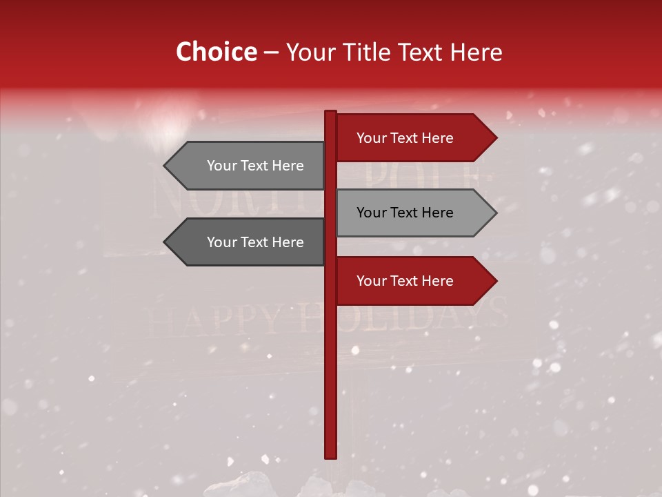 Sign Copy Space Billboard PowerPoint Template