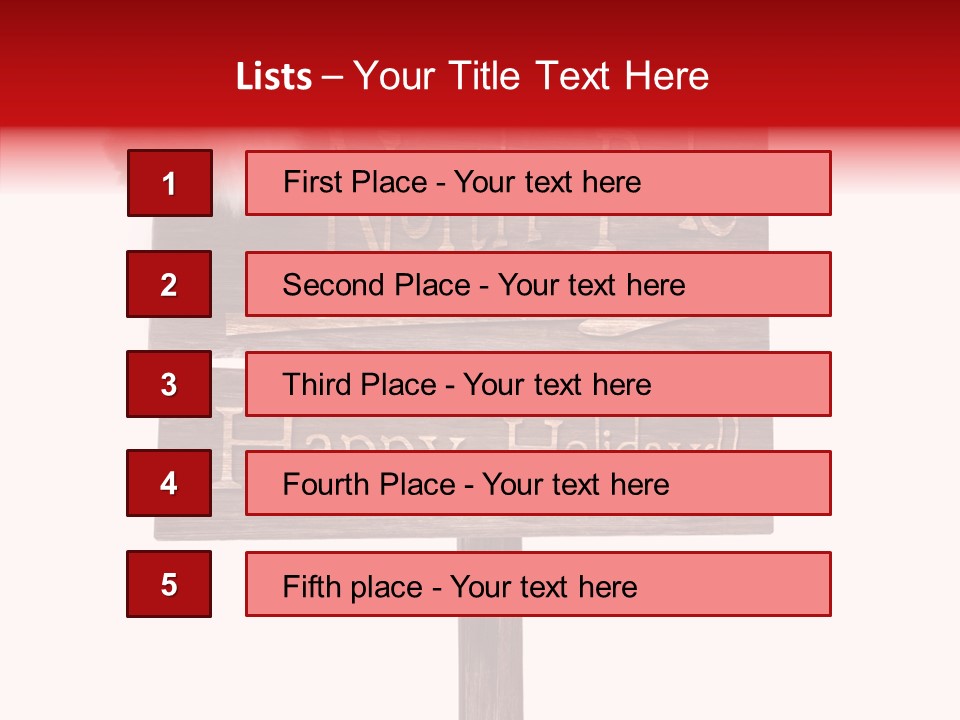 Blank Claus Vintage PowerPoint Template