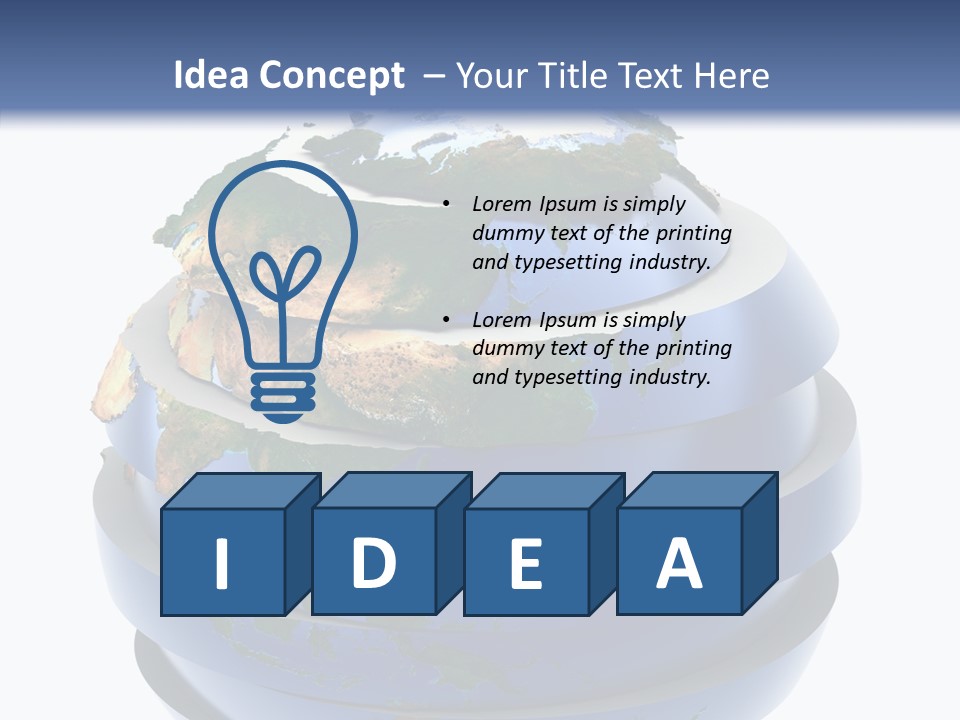 Planet Isolated Play PowerPoint Template