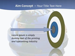 Reflection Form Navigate PowerPoint Template