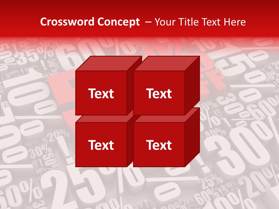 Isolated Shape Activity PowerPoint Template