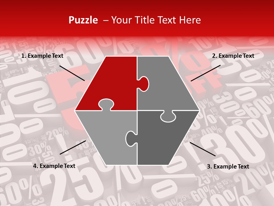 Isolated Shape Activity PowerPoint Template