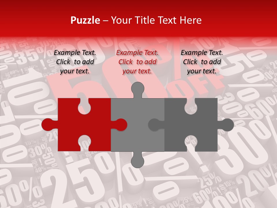 Isolated Shape Activity PowerPoint Template