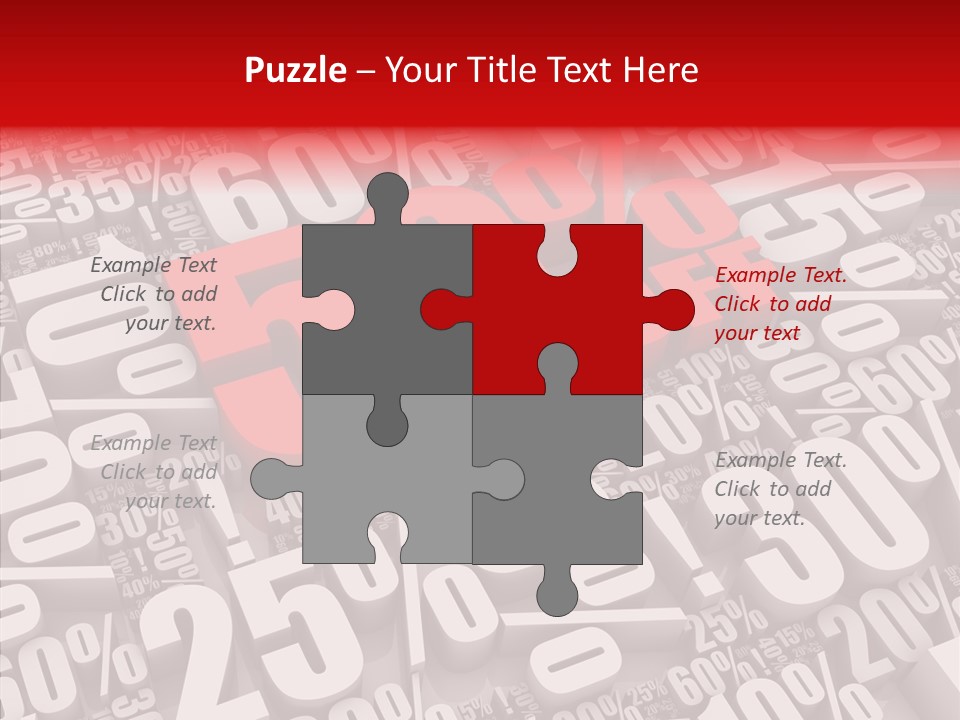 Isolated Shape Activity PowerPoint Template