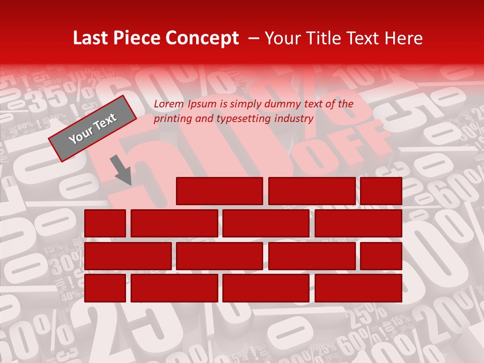 Isolated Shape Activity PowerPoint Template