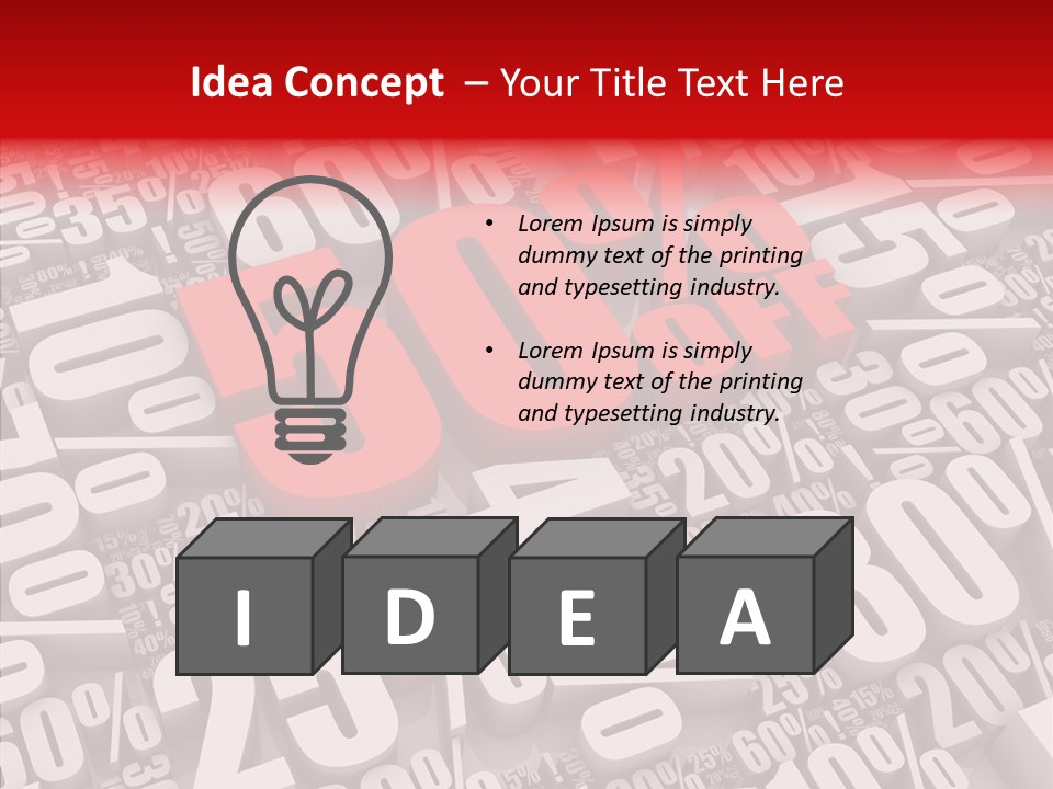 Isolated Shape Activity PowerPoint Template