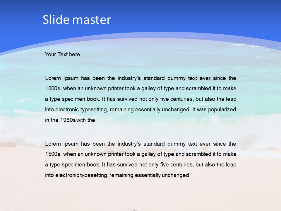 Abstract Happiness January PowerPoint Template