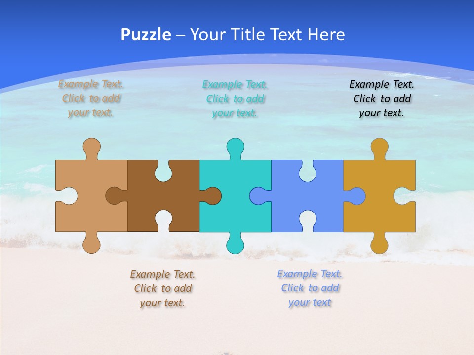 Abstract Happiness January PowerPoint Template