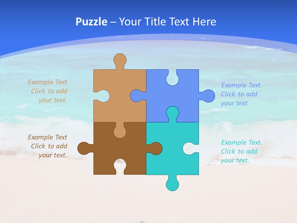 Abstract Happiness January PowerPoint Template